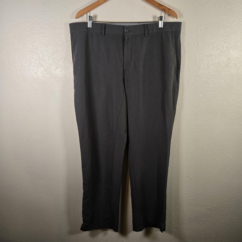 Nike Golf Pants Mens 38x32 Gray Dri-FIT Chino‎ Standard Fit Stretch 921751-071